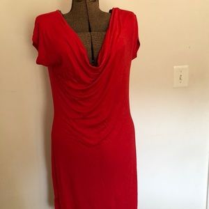 Red Scoop-Back Dress